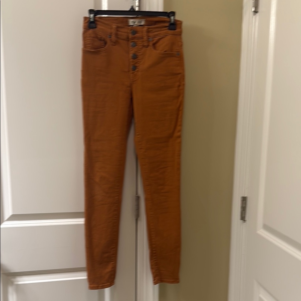 Madewell Button-Fly , 9 inch Mid Rise Skinny Jeans